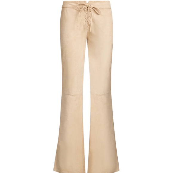Lioness DOWN FOR YOU SUEDE PANT | CAMEL D24 - Picture 6 of 7